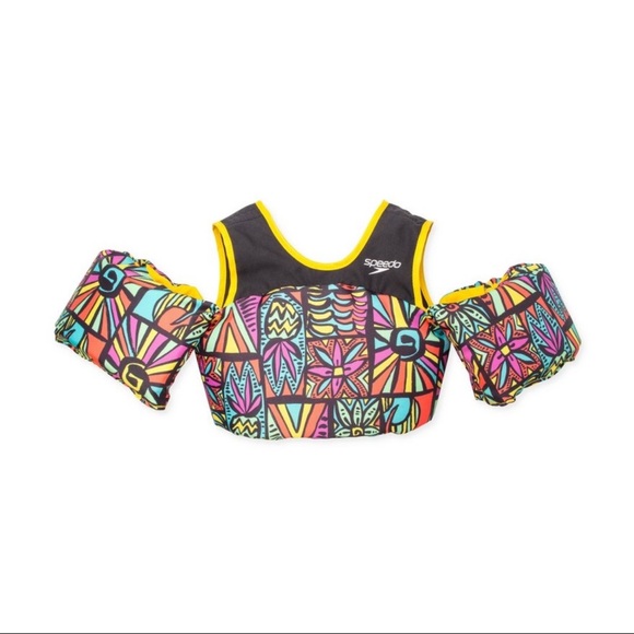 Speedo Splash Jammer - Black: Polyethylene & Polyester Life Jacket Vest, Youth S - Picture 1 of 11